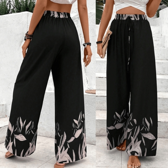 Drawstring High Waist Pants - Picture 3 of 8